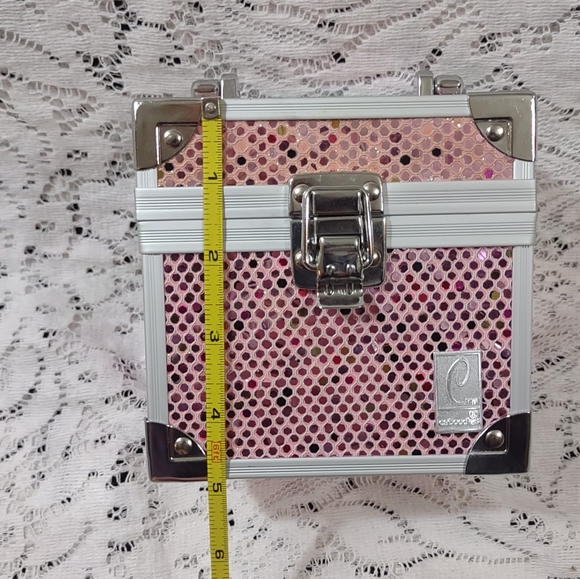 4" x 5" Pink Sequin Caboodle's Box - Picture 5 of 9